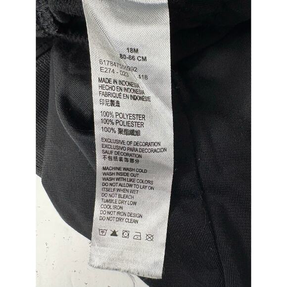 Nike‎ Black Logo Black 2pc Track suit Outfit 18 months Toddler Boy Sportswear - Picture 9 of 10